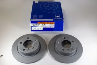 ATE Rear Disc Brake Rotor - 34219811539